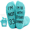 33rd Years Old Birthday Gifts for Women - Socks for 33 Year Old Men, Gift Ideas for 33 Year Olds, Best Gifts for 33 Year Old Woman Man