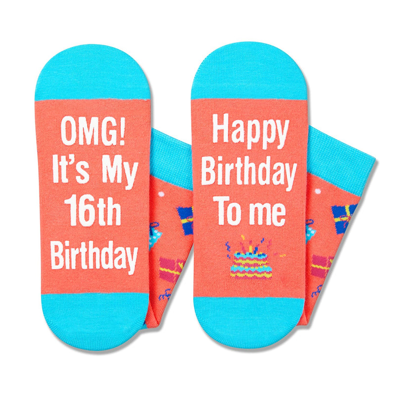 16th Birthday Gift Ideas for Girls Boys - Socks 16 Year Old Girl Boy Gifts, Sweet 16 Gifts for 16 Years Olds