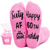 60th Birthday Gifts for Women Her, Best Gifts for 60 Year Old Middle Aged Woman, Gift Ideas for Women in Their 60s, 60th Birthday Socks