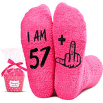 58th Birthday Gifts for Women, Best Gifts for 58 Year Old Woman, 58 Year Old Gifts, Socks for Her Female