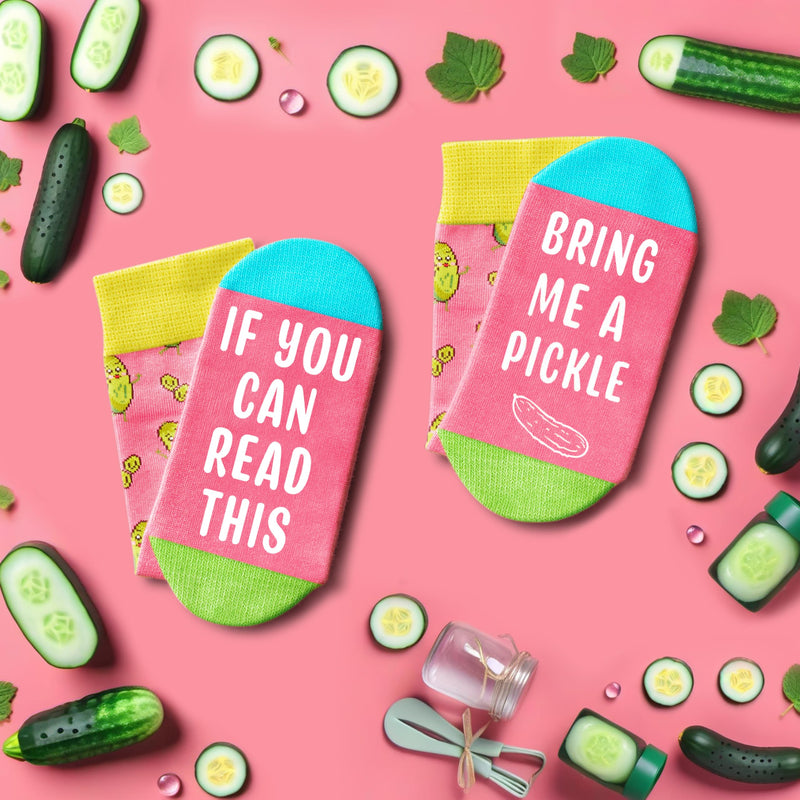 Funny Socks for Kids Pickle Gifts - Pickle Gifts for Pickle Lovers Pickle Socks 7-9 Years