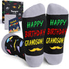 Grandson Birthday Gifts From Grandmother Grandfather - 21st 18th Birthday Grandson Gifts Happy Birthday Socks