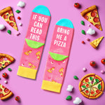 Pizza Socks Pizza Gifts, Kids Silly Crazy Novelty Socks 7-9 Years, Valentine