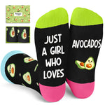 Funny Avocado Gifts for Women Girls - Novelty Socks for Avocado Lovers, Funny Avocado Socks, Fruit Socks for Teen Girls