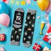 19th Birthday Gifts Ideas Socks - 19 Year old Female Male Gifts, Happy Birthday Gifts for 19 Years