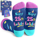 25th Birthday Gifts Ideas Socks - Gifts for 25 Year Old Woman Man, Best Gifts for 25 Year Old Male Female