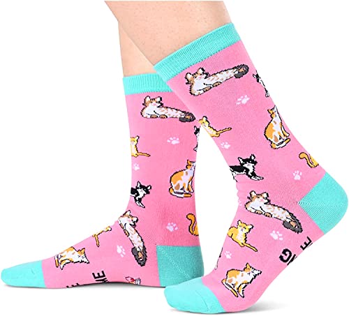 Cat Gifts For Women Lovely Animals Socks Gift For Cat Lover Valentine's Birthdays Gift For Her