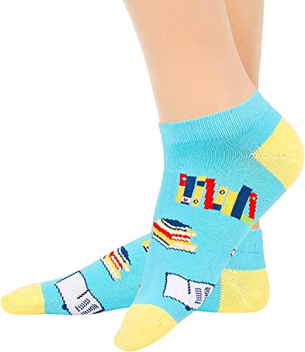 Funny Book Socks for Women, Novelty Women's Reading Socks, Best Gifts for  Book lovers, Gift For Middle School, High School, College, Grad School, Or