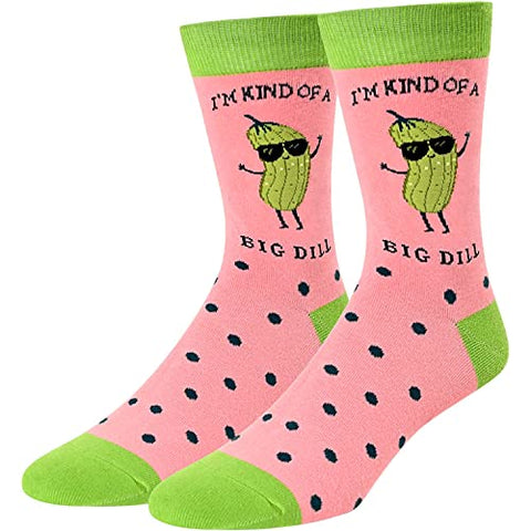 Funny Pickle Socks Men Women, Novelty Pickle Gifts for Pickle lovers, Dill Pickle Gifts, Pun Socks, If You Can Read This, Bring Me A Pickle Socks